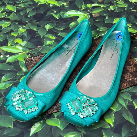 Jessica Simpson Shoes Jessica Simpson Aqua Blue Flats With